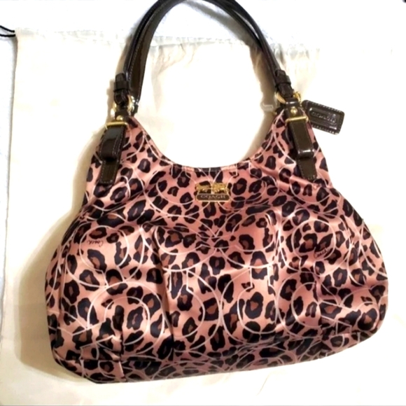 Coach ocelot hobo bag - Picture 1 of 7